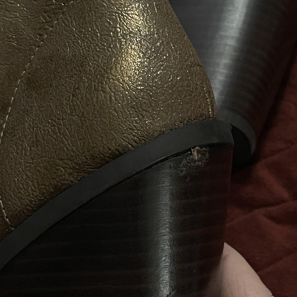 Charles by Charles David Boots Womens Size‎ 5 Metallic Bronze Winter Booties - Picture 12 of 16